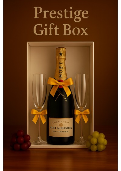 gift-box-brut-imperial-champagne-75cl-2-flutes-belgium.jpg | Brut Impérial Champagne 75cl Gift Box with 2 flutes