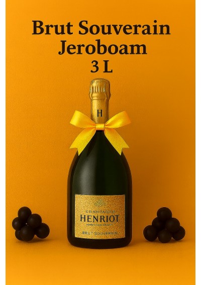 Champagne-Henriot-Brut-Souverain-Jeroboam-3L.jpg |Champagne Henriot Brut jeroboam levering Belgïe
