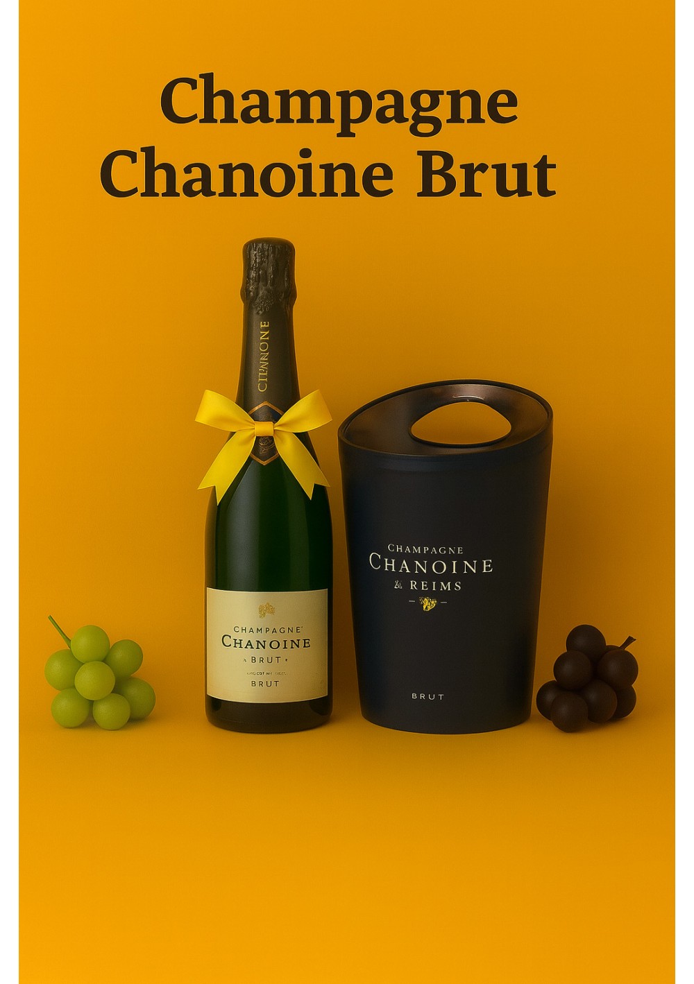 chanoine-brut-75cl-exclusive-ice-bucket.jpg | Chanoine Brut Champagne 75cl with exclusive Chanoine ice bucket