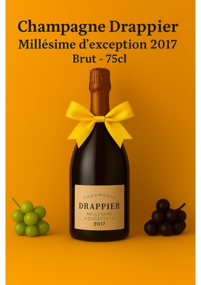 2017 - Drappier champagne - Millésime d'exception - (75cl)