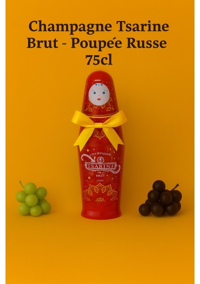 Russian-Doll-Champagne-Tsarine-Brut-75cl.jpg | Russian Doll - Champagne Tsarine Brut — 75cl