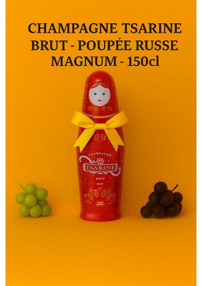 Champagne-Tsarine-Brut-Poupee-Russe-Magnum-150cl.jpg | Champagne Tsarine Brut - Poupée Russe Magnum 150cl