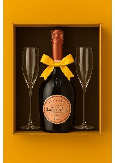 Champagne-Laurent-Perrier-Coffret-Cadeau-1-Bouteille-2-Flutes-Rose-75cl.jpg | Champagne Laurent-Perrier coffret cadeau Rosé