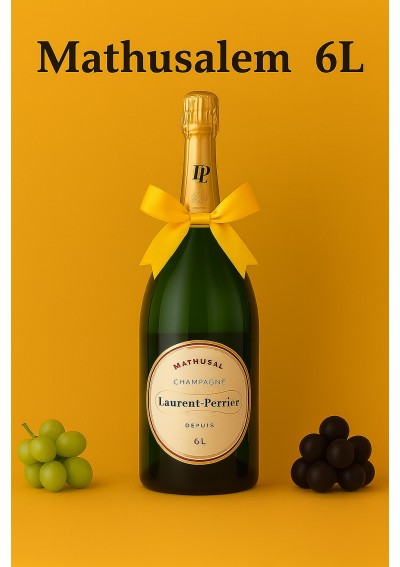 Champagne-Laurent-Perrier-Brut-Mathusalem-6L.jpg | Champagne Laurent-Perrier Brut Mathusalem 6L bouteille