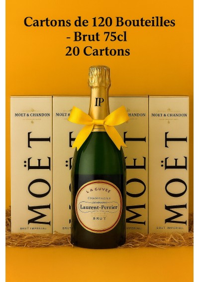 Champagne-Laurent-Perrier-Brut-20-Cartons-120-Bouteilles-75cl.jpg |  Laurent-Perrier Brut 20 cartons 120 bouteilles