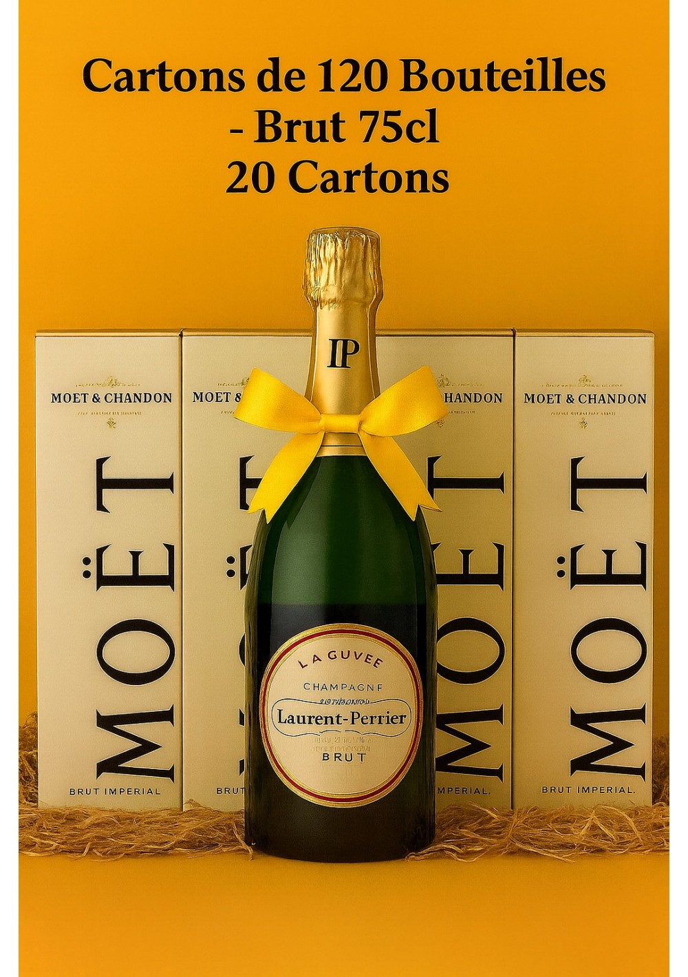 Champagne-Laurent-Perrier-Brut-20-Cartons-120-Bouteilles-75cl.jpg |  Laurent-Perrier Brut 20 cartons 120 bouteilles