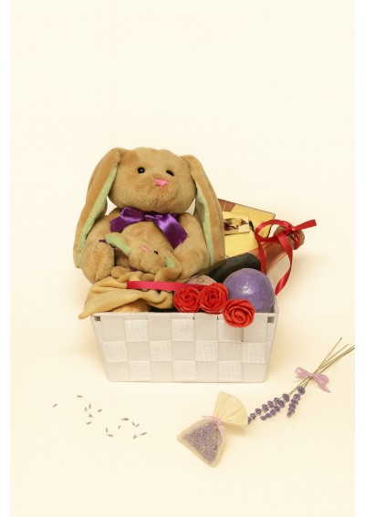 Little-Rabbit-Birth-gift-basket.jpg | Little Rabbit - Birth gift basket delivery Belgium