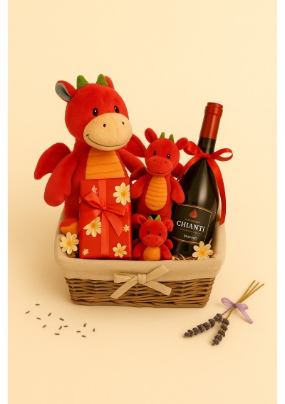 🐻 My heart - Customizable Baby Boy Gift Basket