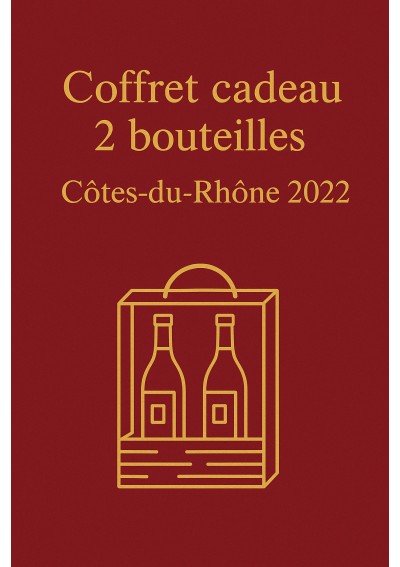 Cotes-du-Rhone-2022–Coffret-Cadeau-2 bouteilles-04.jpg | Côtes-du-Rhône, Coffret Cadeau vins 2 bouteilles, livraison Belgique