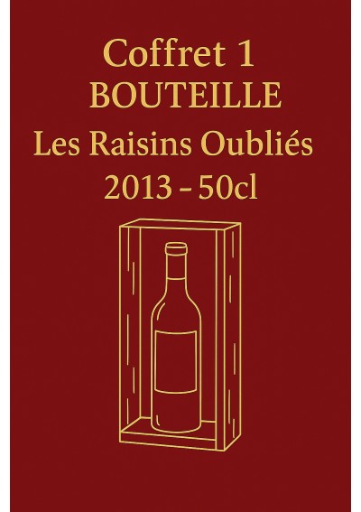 Coffret-cadeau-Les-Raisins-Oublies-2013-50cl-Perigord-IGP-04.jpg | Coffret 1 bouteille Les Raisins Oubliés, Belgique