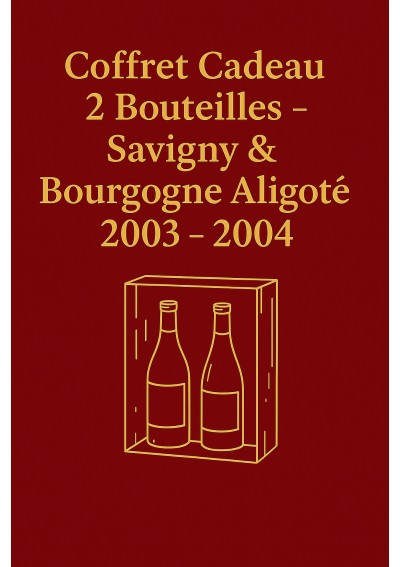 Coffret-2-bouteilles-Savigny-2003-Bourgogne-Aligote-2004-04.jpg | Coffret 2 bouteilles, livraison Belgique