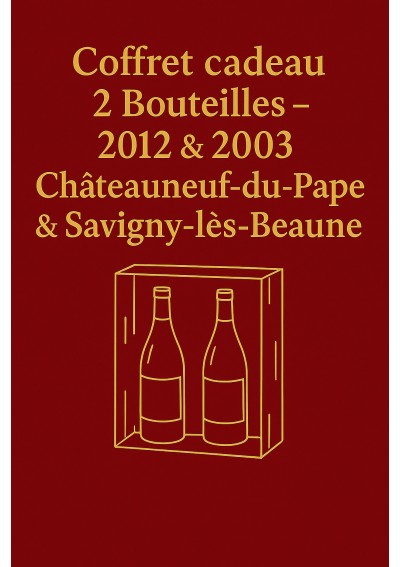 Gift-box-2-bottles-Burgundy-Rhone-2012-Chateauneuf-du-Pape-2003-Savigny-les-Beaune-04.jpg | 2-bottle gift box