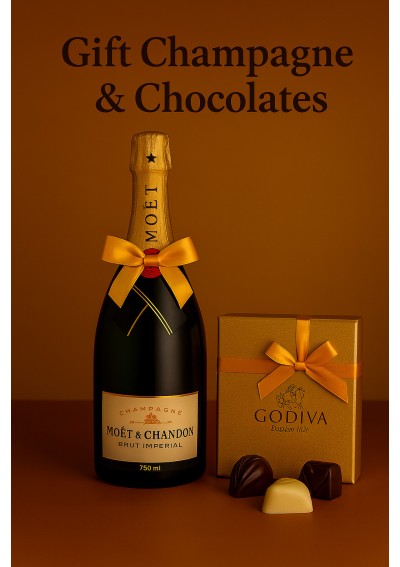 Coffret-cadeau-Champagne-Moet-Chandon-Brut-Imperial-avec-pralines-Godiva.jpg | Coffret cadeau Moët & Chandon pralines