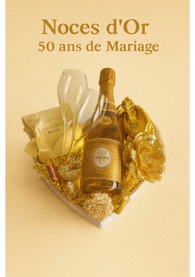 Noces d'Or - Panier cadeau
