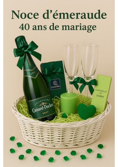 panier-cadeau-emeraude-canard-duchene-ixelles-01.jpg | Panier cadeau Noces d’Émeraude – Canard-Duchêne