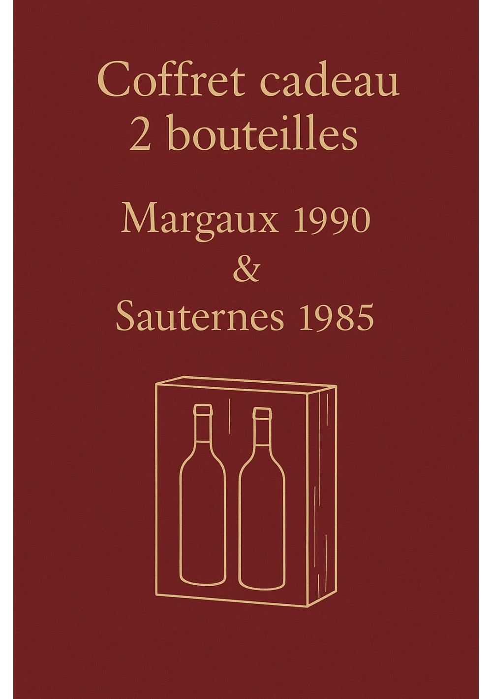 Coffret-Margaux-1990-Fargues-1985-2x75cl-01.jpg | Coffret 2 bouteilles — Margaux 1990 & Sauternes 1985 Coffret-Margaux-1990-Fargues-1985-2x75cl-01.jpg | Coffret 2 bouteilles — Margaux 1990 & Sauternes 1985