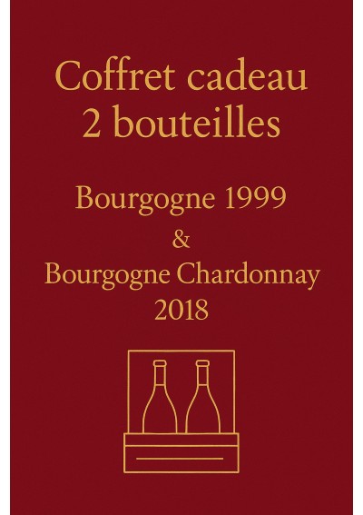 Coffret-Bourgogne-1999-Chardonnay-2018-01.jpg | Coffret 2 bouteilles Bourgogne 1999 & Chardonnay 2018