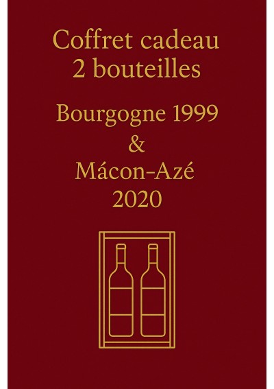 Coffret-Bourgogne-1999-Macon-Aze-2020-01.jpg | Coffret 2 bouteilles Bourgogne 1999 & Mâcon-Azé 2020