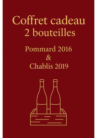 Coffret-Pommard-1er-Cru-2016-Chablis-2019-2x75cl-01.jpg | Coffret 2 bouteilles — Pommard 1er Cru 2016 & Chablis 2019