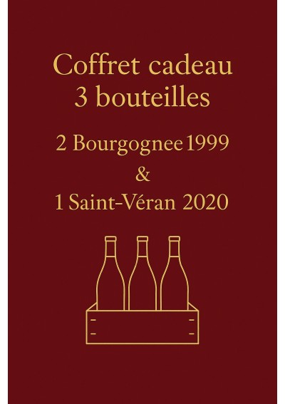 Coffret-3-bouteilles-Bourgogne-1999-Saint-Veran-2020-01.jpg | Coffret 3 bouteilles luxe : 2× Bourgogne - Saint-Véran