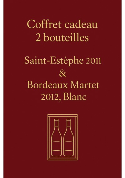 Coffret-2-Saint-Estephe-2011-Martet-Blanc-2012-01.jpg | Coffret 2 bouteilles 2011-2012 — livraison Bruxelles & Belgique