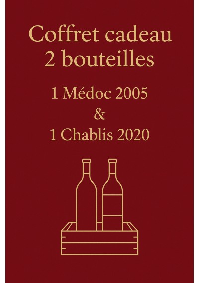 Coffret-2-Haut-Medoc-2005-Chablis-2020-01.jpg | Coffret 2 bouteilles 2005-2020 — livraison Bruxelles & Belgique
