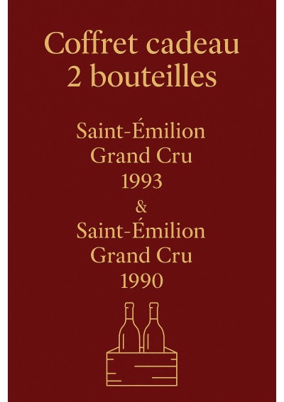 Coffret-2-Arrosee-1990-1993-01.jpg | Coffret 2 bouteilles 1990-1993 — livraison Bruxelles & Belgique