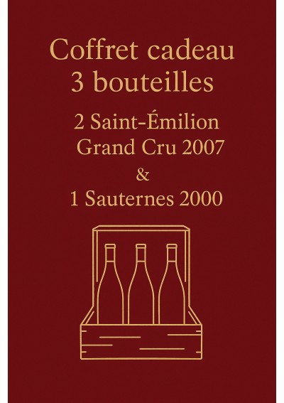 Coffret-3-Saint-Emilion-Sauternes-2000-2007-01.jpg | Coffret 3 bouteilles 2000-2007 — livraison Bruxelles & Belgique