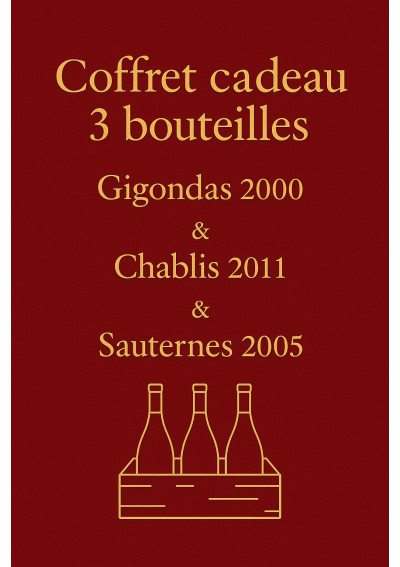 Coffret-3-2000-2005-2011-Sauternes-Chablis-Gigondas-01.jpg | Coffret 3 bouteilles — livraison Bruxelles & Belgique