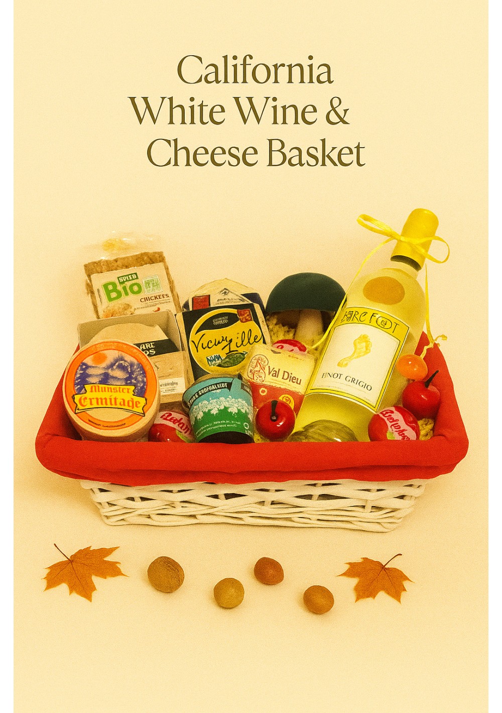 en-cheese-gift-basket-californian-white-wine-01.jpg | Cheese gift basket with Californian white wine