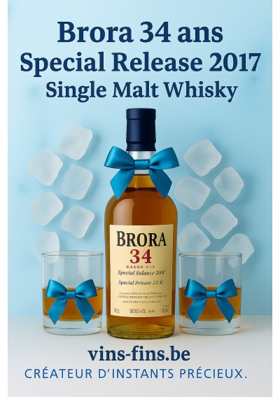 🥃 Brora 34 ans Special Release 2017 – Single Malt Scotch Whisky — 70cl