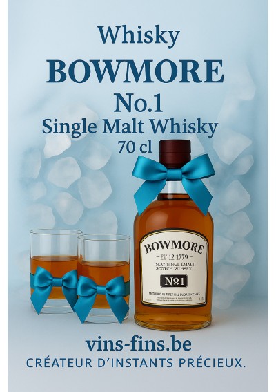 bowmore-no-1-single-malt-whisky-70-cl-Belgique-01-FR.jpeg | Bowmore No. 1 – Single Malt Whisky – 70cl, livraison Belgique