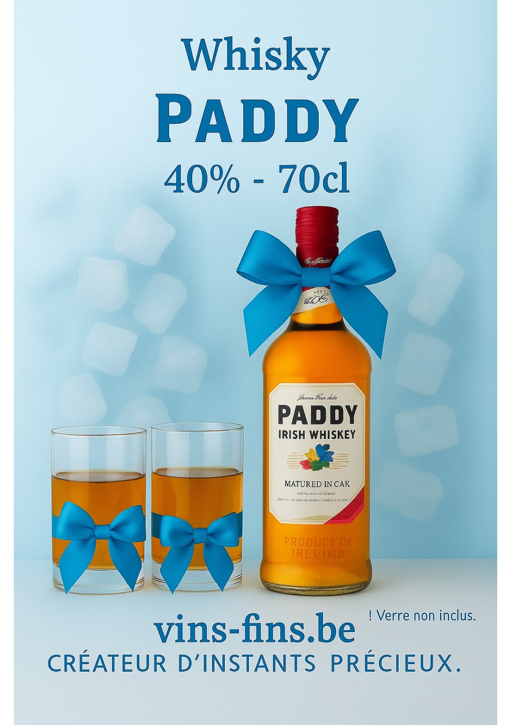 paddy-40-blended-irish-whiskey-Belgique-01-FR.jpeg | Paddy 40% Blended Irish Whiskey, livraison Belgique