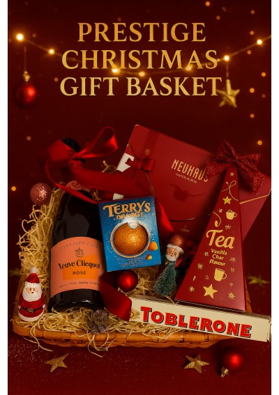 luxe-kerst-geschenkmand-veuve-clicquot-neuhaus-nl.jpg | Luxe kerst geschenkmand met Veuve Clicquot en Neuhaus pralines