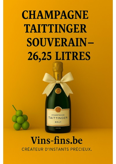 Champagne-Taittinger-Brut-Souverain-26,25-Litres-Fr.jpg | Champagne Taittinger Brut Souverain — 26,25 Litres