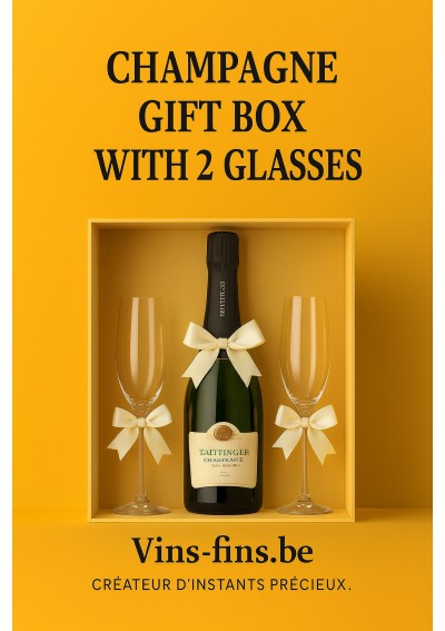 coffret-champagne-taittinger-brut-2-flutes-75cl-fr.jpg | Coffret Champagne Taittinger Brut 75cl avec 2 flûtes ,Bruxelles