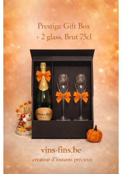 Champagne-Perrier-Jouet-Brut-Coffret-75cl-2Flutes-NL.jpg | Perrier-Jouët Brut – Cadeaucoffret 1 fles 75 cl + 2 champagneflûtes