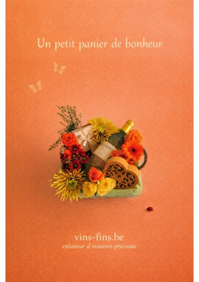 expression-sauternes-godiva-leonidas-NL.jpg | Bloemen geschenkmand met Sauternes 2011, Godiva en Léonidas