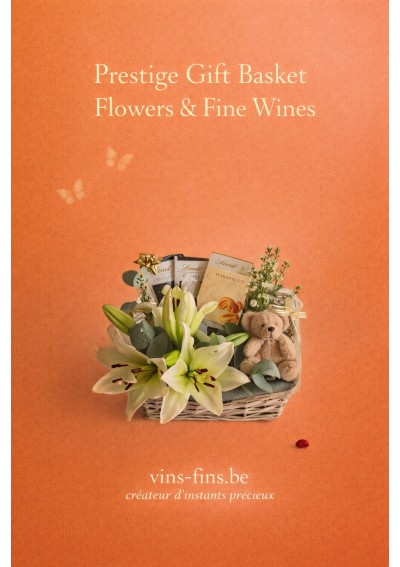 parfum-delicat-alcohol-free-lindt-EN.jpg | Alcohol-free flower gift basket with white flowers and Lindt chocolate