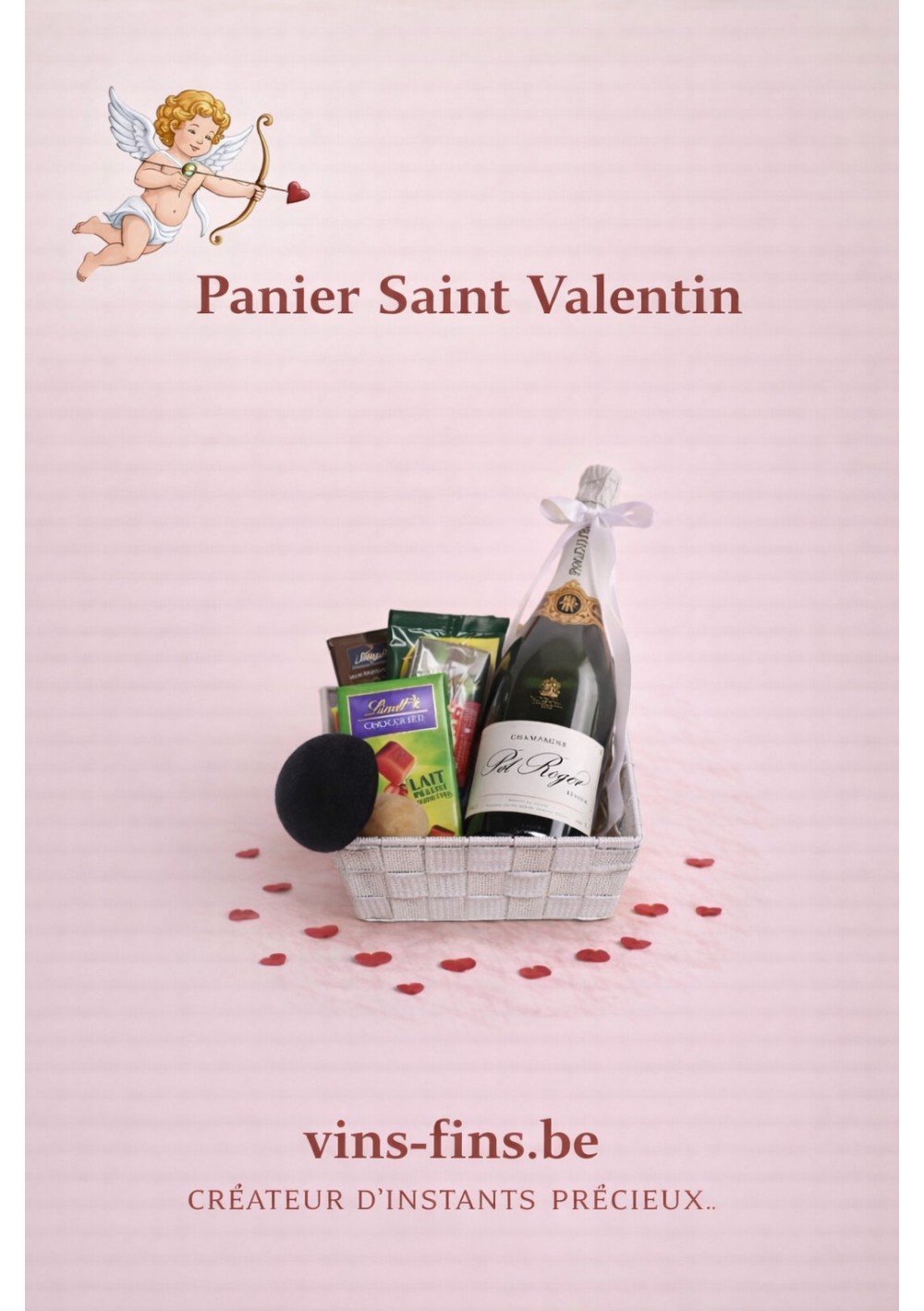 Valentines-Day-Gift-Basket-Pol-Roger-Lindt-Brussels-EN.jpg | Valentine’s Day gift basket with Pol Roger champagne
