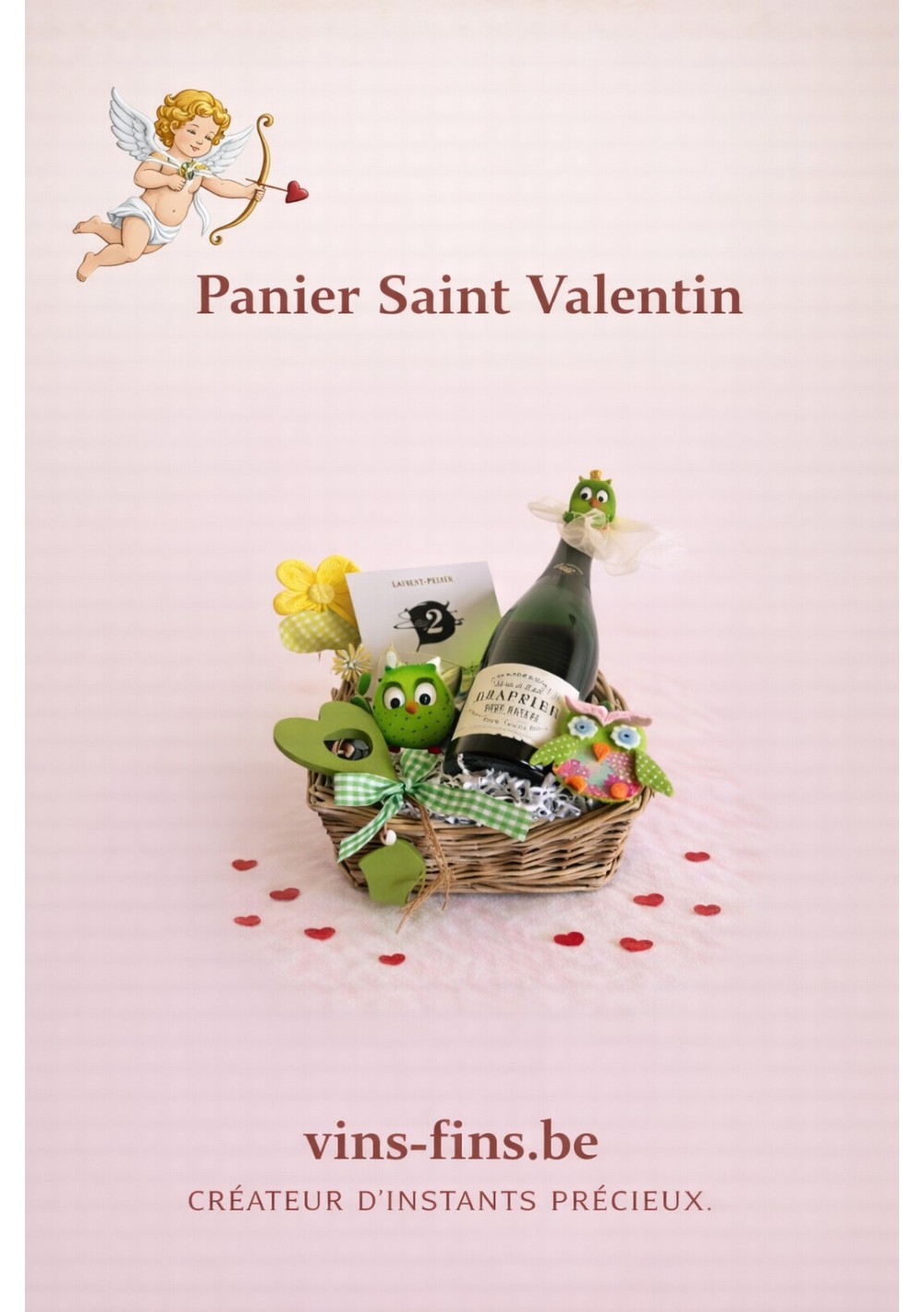 aniers-cadeau-Saint-Valentin-Notre-Amour-Parfait-Drappier-Godiva-Bruxelles-FR.jpg | Paniers cadeaux Saint-Valentin, Bruxelles