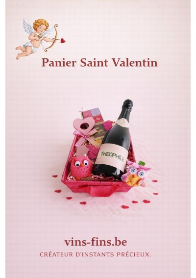 Roze Gourmandise - Geschenkmand