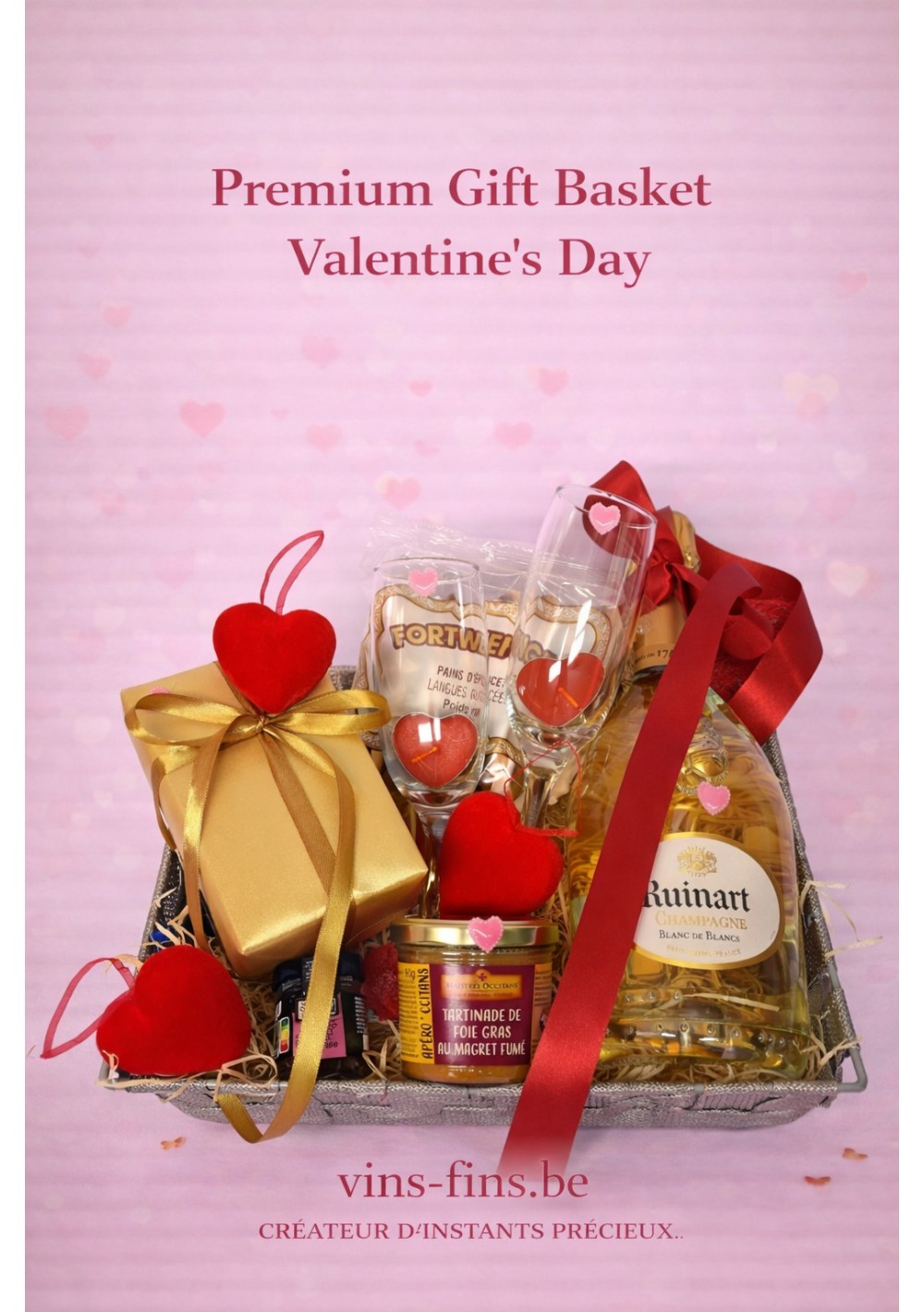 aniers-cadeau-Saint-Valentin-ruinart-Bruxelles-Belgique-FR.jpg | Paniers cadeaux Saint-Valentin, Champagne Ruinart