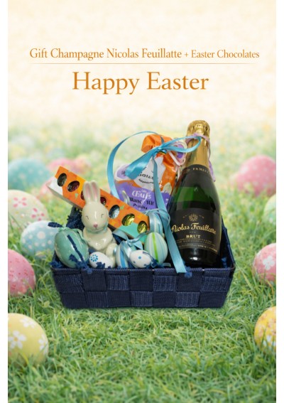 Easter-Classic-Gift basket-Champagne-Nicolas-Feuillatte-EN.jpg | Easter Classic - Gift basket, Belgium