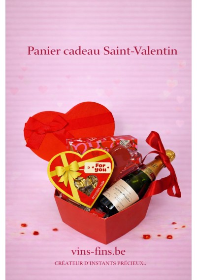Valentijn-Cadeaumand-Hart-Brussel-NL.jpg | Valentijn cadeau Laurent-Perrier, Brussel, België