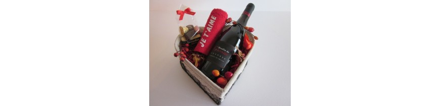 deliver to Belgium Baskets gift boxes with original theme - champagne