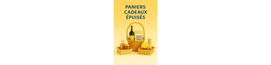 Paniers Cadeaux Épuisés – Coffrets Gourmands & Cadeaux d’Exception