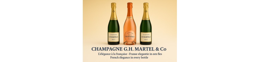 Champagne G.H. Martel & Co – Brut, Rosé & Vintage – Belgium — Brussels